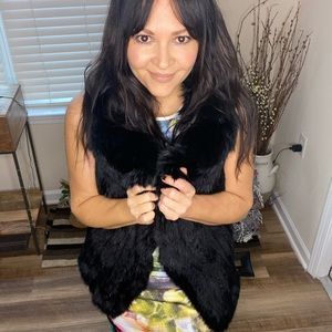 Rabbit Fur Vest by Rudsak